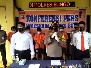 5 Pencetak-Penyebar Uang Palsu di Jambi Ditangkap Saat Hendak Beli Narkoba