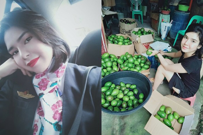 Pramugari Cantik Ini Jualan Alpukat Karena Di-PHK