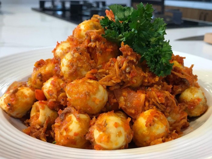 Sambal Telur Puyuh dan Teri Sambal Telur Puyuh dan Teri