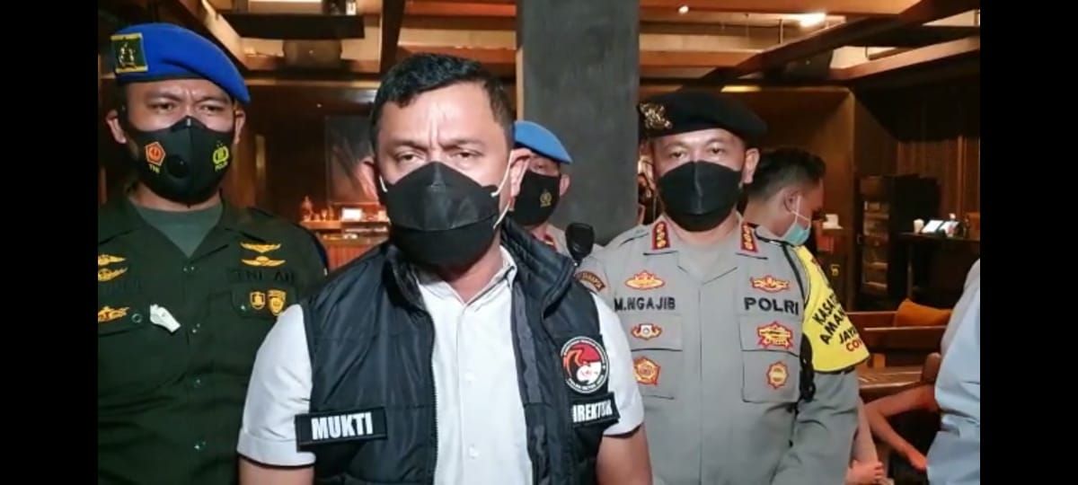 Sidak aparat di Cafe Kilo Kitchen menemukan kasus narkoba (Dok. Istimewa)