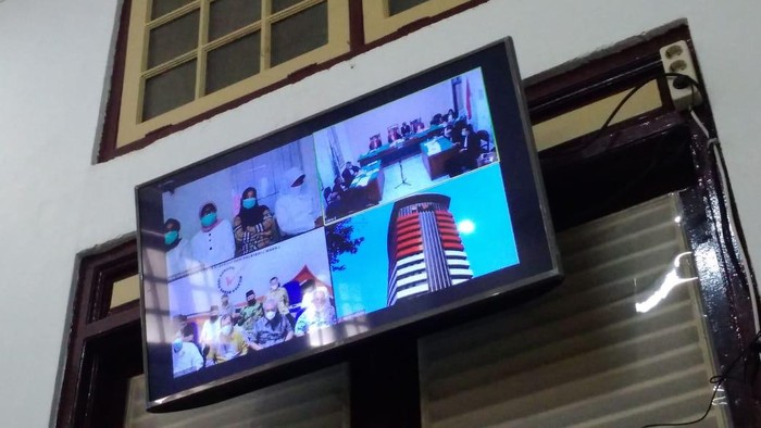 Sidang eks anggota DPRD Sumut diduga terima suap dari Gatot Pujo (Datuk Haris-detikcom)