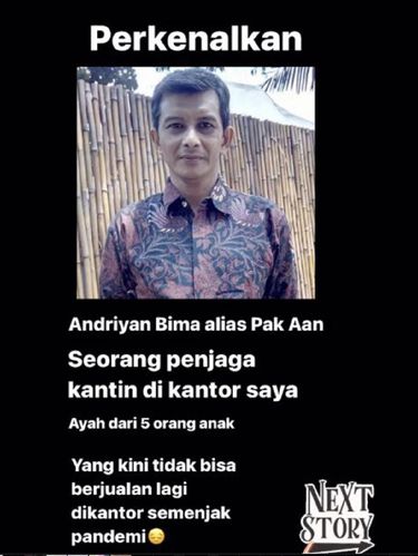 Kisah Andriyan Bima alias Pak Aan yang bersedekah dan menyalurkan bantuan setiap Jumat