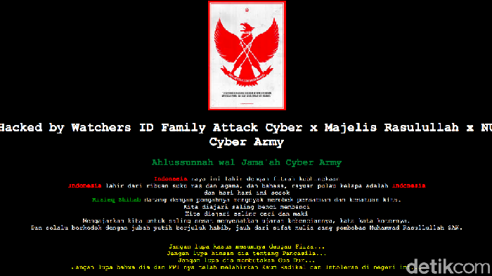 10 Website Pemda Dihacked Anti Habib Rizieq