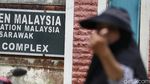 Aktivitas TKI Saat Memasuki PLBN Aruk di Masa Pandemi