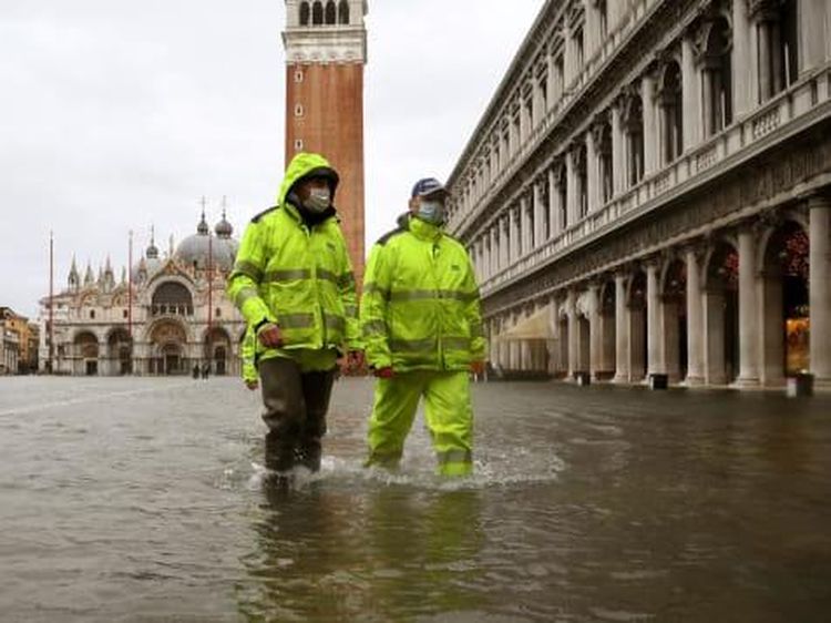 Potret Venesia Tenggelam Lagi Karena Tanggul Tak Dinaikkan