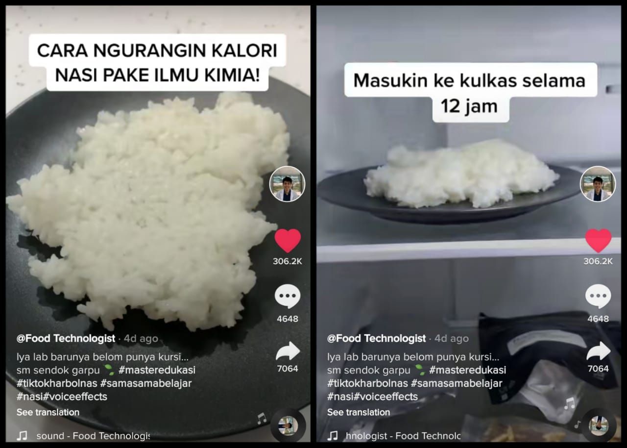 Cara Gampang Kurangi Kalori Nasi Pakai Trik Masak Ini