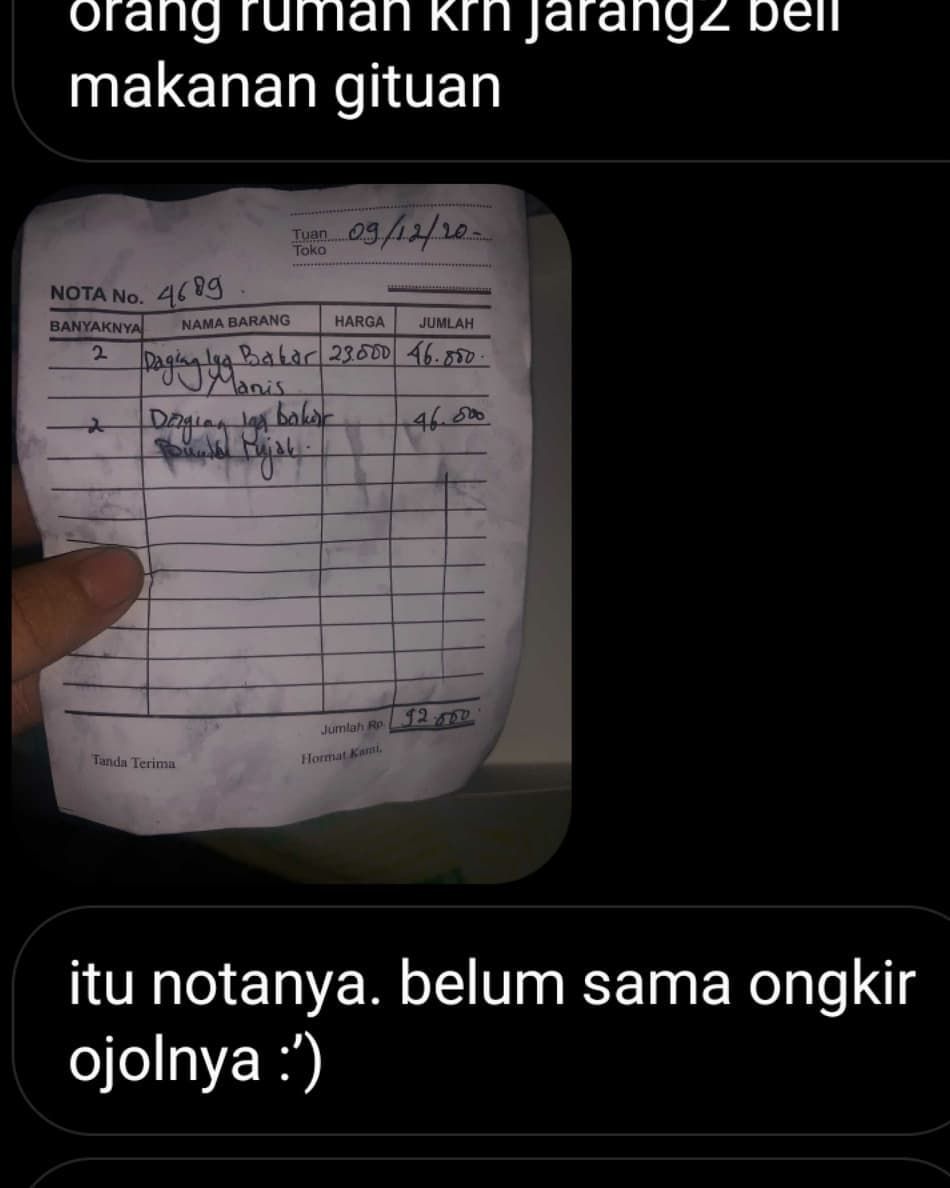 Cewek Ini Pesan Iga Bakar, yang Datang Malah Daging Tipis Mirip Nori