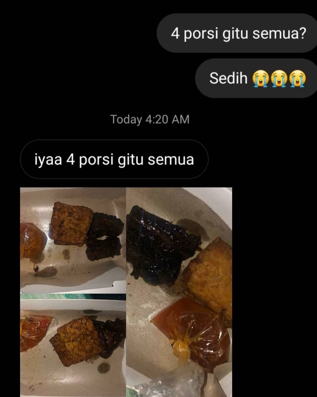 Cewek Ini Pesan Iga Bakar, yang Datang Malah Daging Tipis Mirip Nori