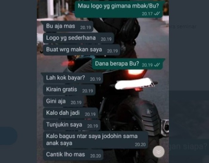 Emak-emak Pesan Logo Warung Makan