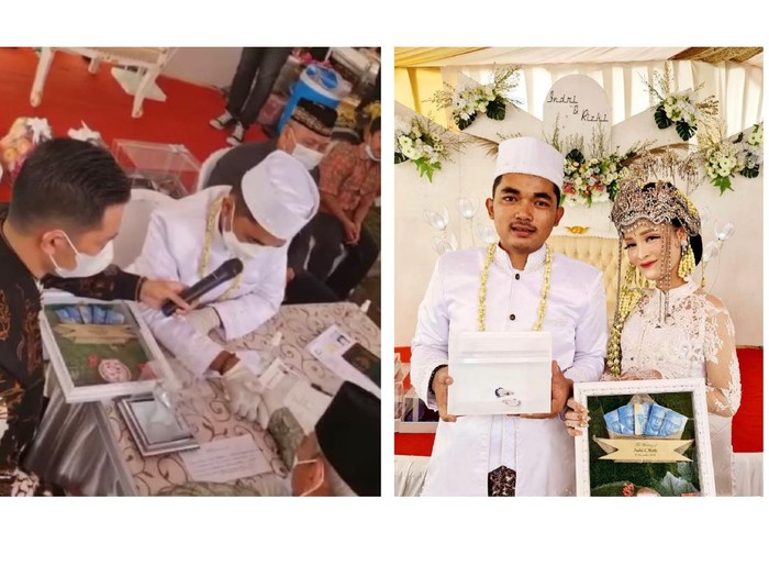Ikan Cupang Mahar ikan cupang blue rim. Pernikahan Indri Nita sari dan Rizki muhammad