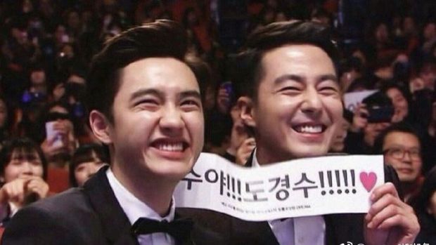 Jo In Sung and EXO’s D.O (Tangkapan Layar AllKpop)