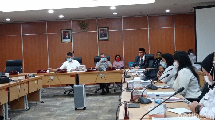 Ketua DPRD DKI cecar guru pembuat soal Anies diejek Mega (Wilda/detikcom)