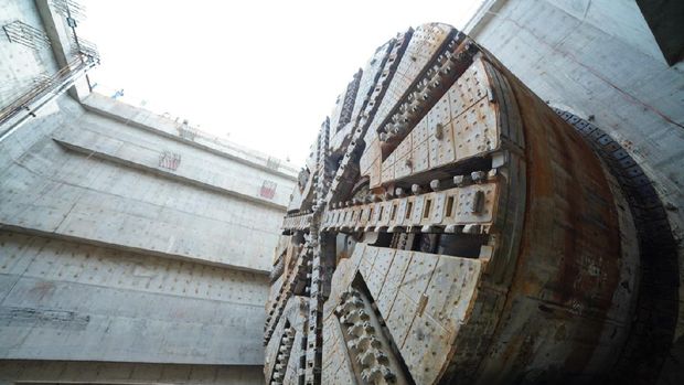 Mesin Bor Raksasa KCJB Pecahkan Rekor MURI (CNBC Indonesia)
