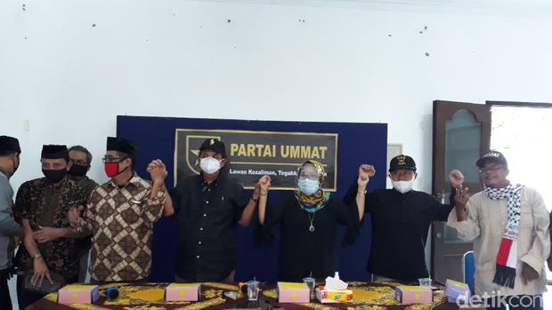Partai Ummat duduki kantor DPW PAN DIY.