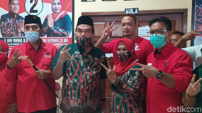Paslon Bupati-Wakil Bupati Blora nomor urut 2 Arief Rohman-Tri Yuli Setyowati.