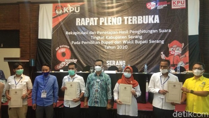 Pleno KPU Kabupaten Serang