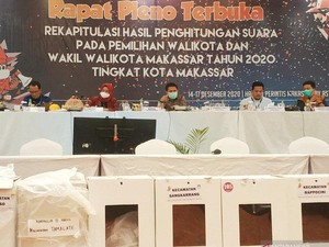 KPU Umumkan Danny-Fatma Menang Pilwalkot Makassar