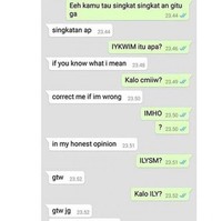 Ini mah namanya menjebak. Untung si doi pura-pura nggak tahu tuh kepanjangannya ILY. Kalian tahu kan kepanjangannya apa? Foto: Twitter