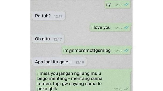 Nah loh, panjang banget nih singkatannya. Kalau nggak dijelasin kayaknya cuma dia dan Tuhan yang tahu. Foto: Twitter