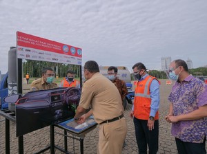 Komunitas Honda Sumbang 45 Tandon Cuci Tangan Touchless Ala Nyetir di Monas