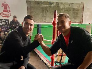 Wow! Cristiano Ronaldo Diajarin Tinju Sama Gennady Golovkin