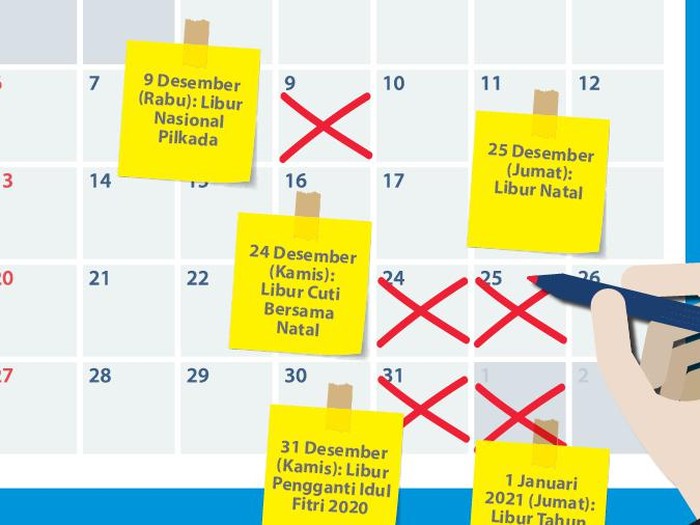 Jadwal Cuti Bersama Desember 2020