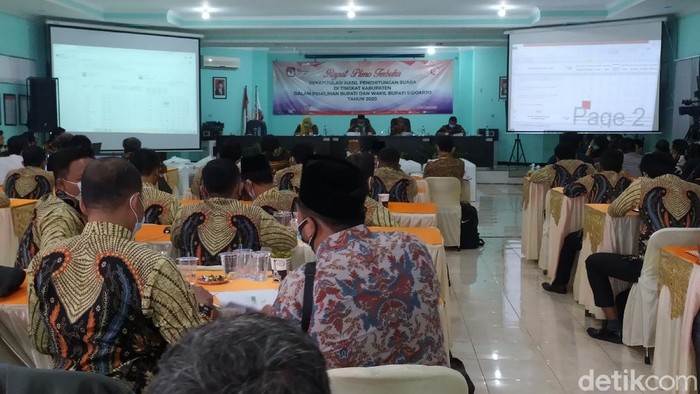 Rekapitulasi hasil penghitungan suara Pilkada Sidoarjo sudah selesai. Paslon Ahmad Muhdlor Ali-Subandi mengalahkan dua paslon lainnya.