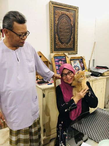 Fatihah Ghafar yang mengunggah momen ulang tahun ibunya