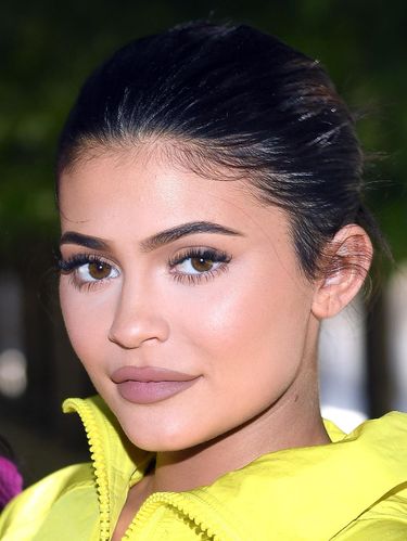 PARIS, FRANCE - JUNE 21: (L-R) Kylie Jenner, Kim Kardashian and Kanye West attend the Louis Vuitton Menswear Spring/Summer 2019 show as part of Paris Fashion Week on June 21, 2018 in Paris, France.  (Photo by Pascal Le Segretain/Getty Images)