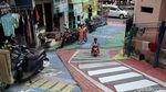 Mural Aneka Warna dan Rupa Mejeng di Lenteng Agung