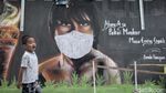 Mural Aneka Warna dan Rupa Mejeng di Lenteng Agung