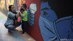 Mural Aneka Warna dan Rupa Mejeng di Lenteng Agung