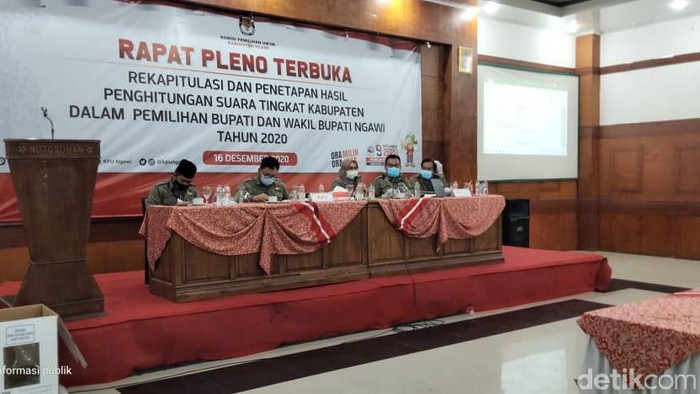 rekapitulasi pilkada ngawi