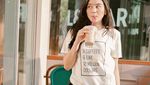 Salshabilla Adriani Tampil Modis Kekinian Saat Makan Es Krim