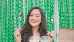 Salshabilla Adriani Tampil Modis Kekinian Saat Makan Es Krim
