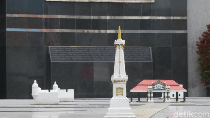 Tugu Pal Putih Yogyakarta bebas dari kabel listrik, Rabu (16/12/2020)