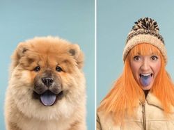 10 Momen Majikan Kembaran dengan Anjing Peliharaan, Cute!