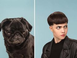 10 Momen Majikan Kembaran dengan Anjing Peliharaan, Cute!