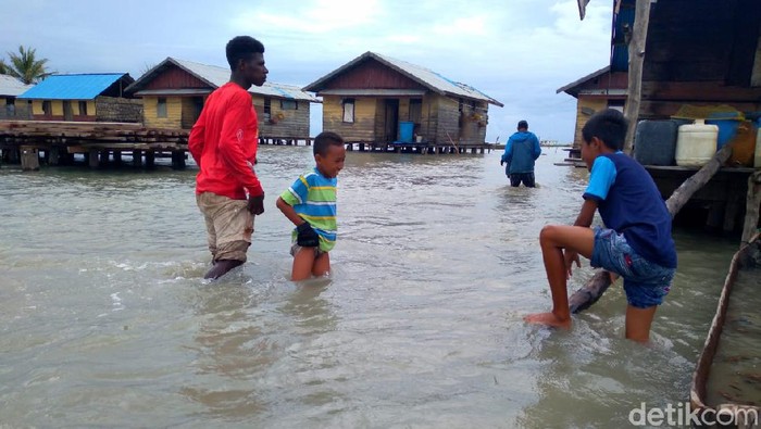 Banjir di Merauke, Papua (Wilpret/detikcom)