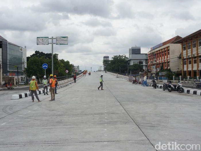 Flyover Purwosari Solo yang akan diujicoba pada 21 Desember 2020, Kamis (17/12/2020).