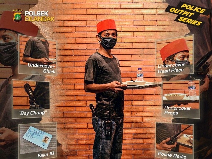 Polsek Cilandak Ungakap Gaya Intel Saat Nyamar Jadi Tukang Bakso