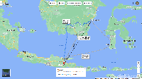 Foto: Jarak Balikpapan-Malang mencapai 880 km lebih. Berikut perbandingan waktu tempuh perjalanan menggunakan mobil dan pesawat (Google maps)