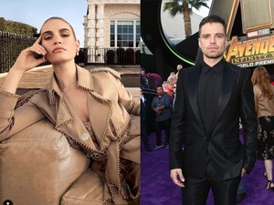 Lily James dan Sebastian Stan Jadi Pamela Anderson-Tommy Lee, Mirip Banget!