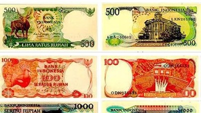 Penampakan Uang Rupiah yang Dicabut dari Peredaran