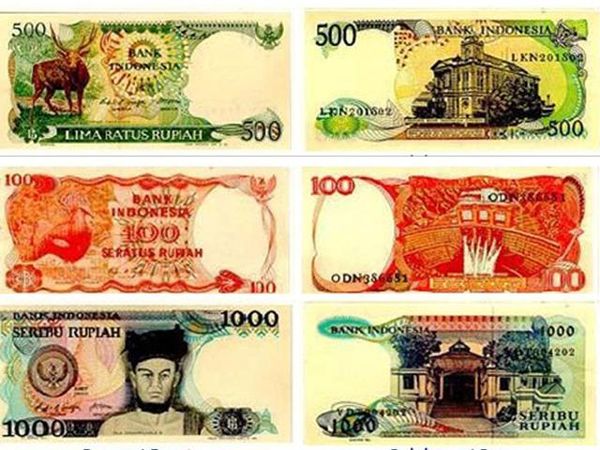 Penampakan Uang Rupiah yang Dicabut dari Peredaran