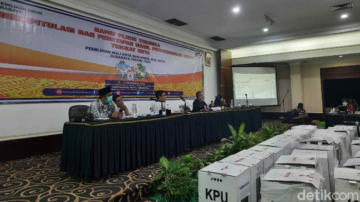 rekapitulasi pilwali surabaya