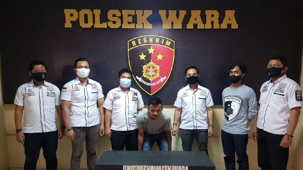 Sindi (20) ditangkap polisi karena membenturkan kepala istrinya ke tembok berulang kali (dok. Istimewa).