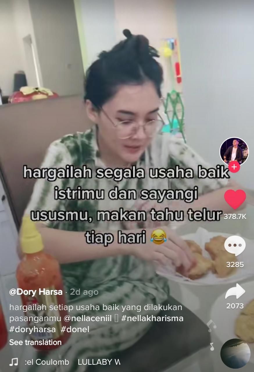 So Sweet! Nella Kharisma Rela Ngulek Sambal Pagi-pagi Buat Dory Harsa