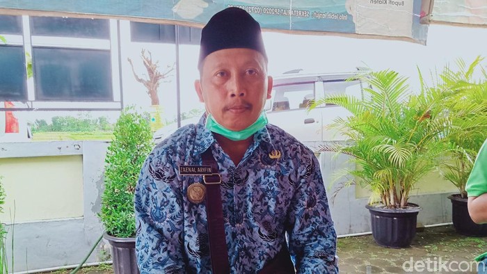 Zaenal Arifin, Kades Glodogan Kecamatan Klaten Selatan, Kamis (17/12/2020).