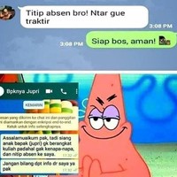 Hati-hati nih kalo punya temen macam gini. Kalau sampe diaduin ke orangtua kan gawat, bisa jadi perang dunia ke-3 nih ntar.. Foto: Twitter/@txtdariwasap